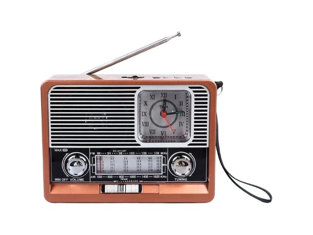 &uu RADIO AM/FM LINTERNA BT + USB + SD + AUX KTF-1647